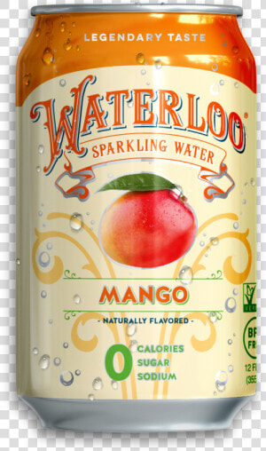 Can Mango   Waterloo Sparkling Water Flavors  HD Png Download