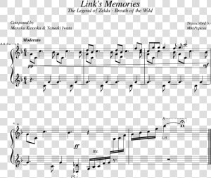 Links Memories Sheet Music  HD Png Download