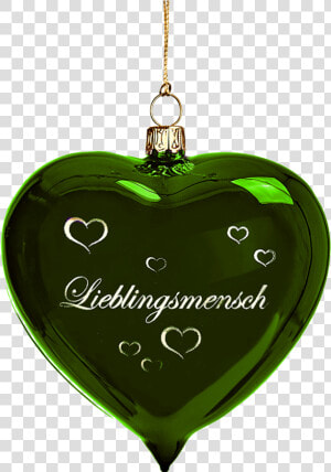 Glass Heart Green Opal Lieblingsmensch   Heart  HD Png Download