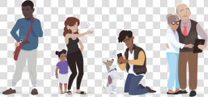 Transparent Person On Phone Clipart   People On Phone Png  Png Download