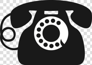 Dial Telephone Big Image   Rotary Phone Clip Art  HD Png Download