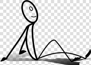 Stick Figure Png   Draw Stick Figures Sitting Down  Transparent Png