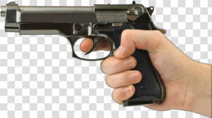 Png Gun Shooting   Hand Holding Gun Png  Transparent Png