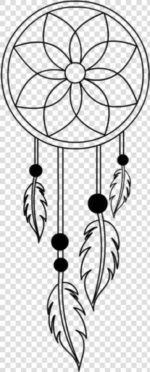 Simple Dream Catcher Drawing  HD Png Download