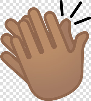 Clapping Hands Medium Skin Tone Icon   Clapping Emoji Transparent Background  HD Png Download