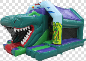 Dino Front Slide Bouncer   Inflatable  HD Png Download