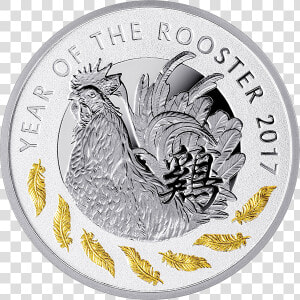 Niue 2017 1  Lunar Year Of The Rooster   Година На Петела Монета  HD Png Download