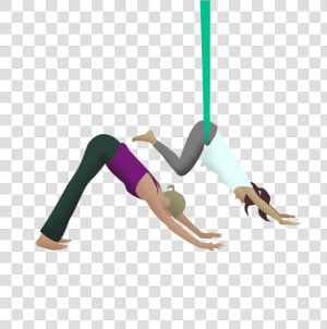 Aerial Yoga Pose Png Hd Quality   Aerial Yoga Vector Png  Transparent Png