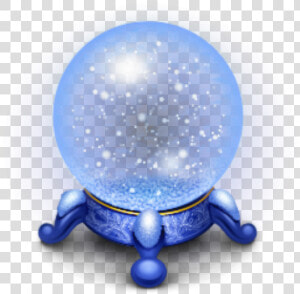 Mq Glob Snowglobe Winter Snow Blue Decoration   Magic Mind Reader Hd  HD Png Download