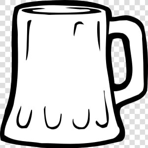 Beer Mug Black And White Svg Clip Arts   Empty Beer Mug Clip Art  HD Png Download