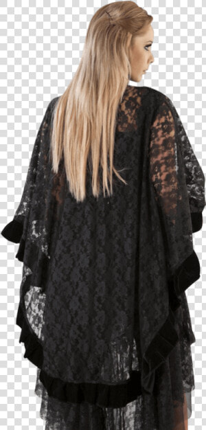 Catherine Black Lace Cape   Cape  HD Png Download