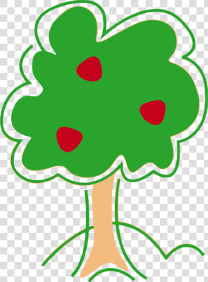 Apples Vector Tree   Cute Apple Tree Clipart  HD Png Download