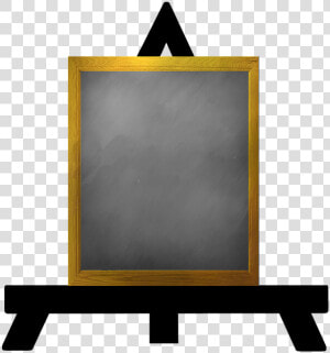 Blackboard  Blank  Easel  Chalkboard  Board  Education  HD Png Download