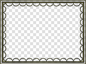 Artistic Loop Border In Shiny Black Color  Rectangular   Newspaper Table Stem Challenge  HD Png Download