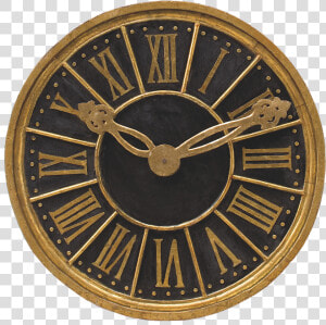 Gold Clock Png   Gold Wall Clock Png  Transparent Png