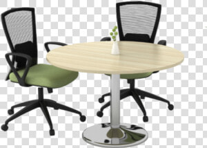 Round Meeting Table   Meeting Chair And Table Png  Transparent Png