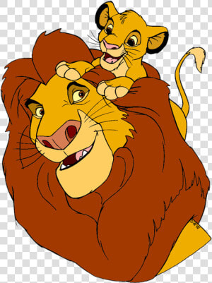 Simba And Mufasa Clipart  HD Png Download