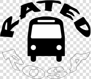 Rated Rosa   Bus Symbol Clipart  HD Png Download