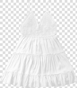 Crochet Panel Cami Flare Dress Zaful  HD Png Download