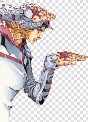 Transparent Jojo Menacing Png   Johnny Joestar Pose  Png Download