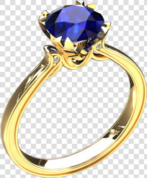 50 Carat Lab Grown Blue Sapphire Solitaire 14k Gold   Rose Gold Ring Pink Diamond Solitaire  HD Png Download