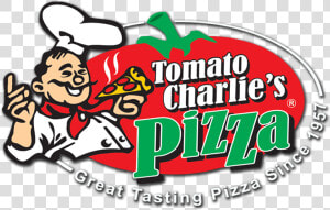 Tomato Charlie S Pizza Aruba Restaurant In Palm Beach   Restaurant Beach Logo  HD Png Download