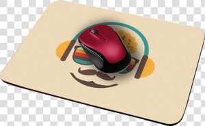 Musical Hipster Designer Leather Mouse Pad   Fast Food  HD Png Download