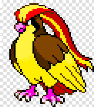 Pokemon Pixel Art Pidgeot  HD Png Download