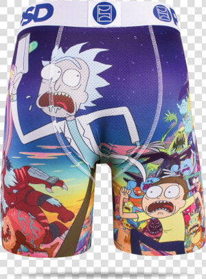 Official Rick And Morty Mashup Men S Boxer Briefs  HD Png Download