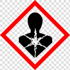 Hazard Human Health Poisonous Png Image   Health Hazard Whmis Symbol  Transparent Png