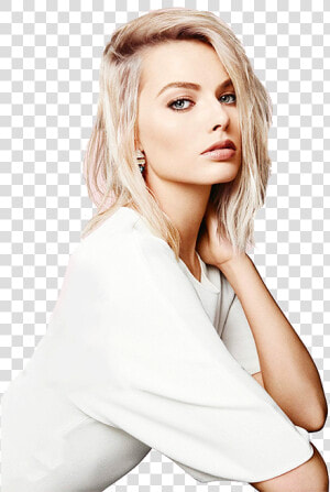 Margot Robbie Png File   Elle Magazine Margot Robbie  Transparent Png