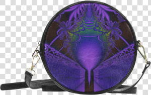 Shield And Elegant Purple And Blue Lace Pattern Round   White Rabbit Handbags From Alice In Wonderland  HD Png Download