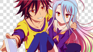 Transparent Funny Anime Png   Shiro No Game No Life Season 2  Png Download