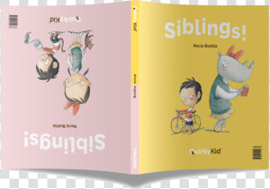 Siblings By Quirky Kid Src   cdn   Little Bro Big Sis By Rocio Bonilla  HD Png Download