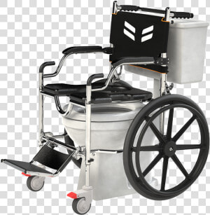 Frido Waterproof Commode Wheelchair Docking On The   Stand Up Paralysis  HD Png Download