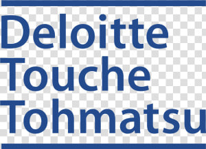 Deloitte Touche Tohmatsu Logo Png Transparent   Deloitte And Touche Logo  Png Download