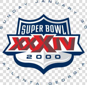 Super Bowl Xxxiv Logo  HD Png Download