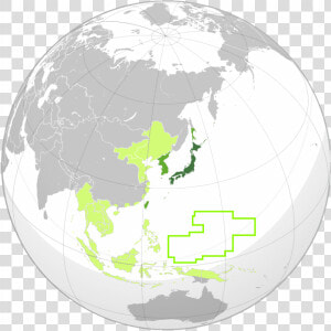 Greater Japanese Empire   East Asia Co Prosperity Sphere  HD Png Download