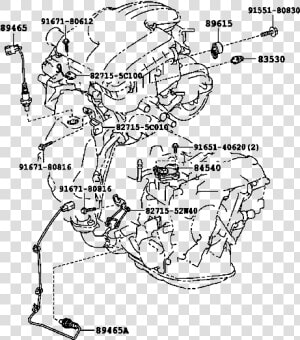 Toyota 1kr Engine Sensors  HD Png Download