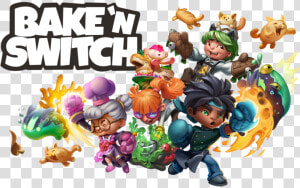 Keyart 02 Characterlogo 1   Bake N Switch  HD Png Download