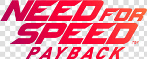 Need For Speed Logo Png Transparent Image   Need For Speed Payback Render  Png Download