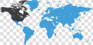 World Map Version Techmed3d   Flat World Map Png  Transparent Png