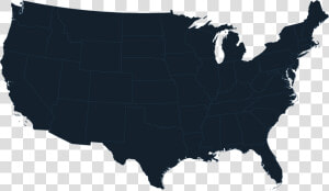 Topgolf Live Events   United States Map Blacked Out  HD Png Download