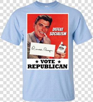 Defeat Socialism Ronald Reagan  HD Png Download