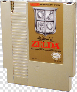 The Legend Of Zelda Gold Nes Cartridge   Legend Of Zelda Nes Cartridge  HD Png Download