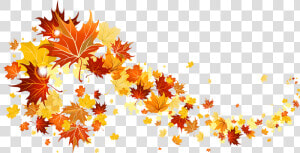 Small Fall Leaves   Fall Leaves Transparent Background  HD Png Download