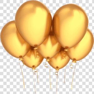 Balloon Vector Gold   Transparent Background Golden Balloons Png  Png Download