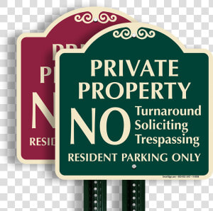 Decorative Private Property No Trespassing Signs  HD Png Download