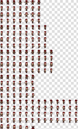 Universal Lpc Sprite Male 01 Full   Free Pixel Art Sprite Sheet  HD Png Download