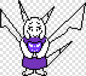 Undertale Toriel Pixel Art   Png Download   Undertale Toriel Overworld Sprite  Transparent Png